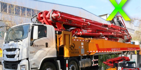 小型混凝土泵車銷軸得不到（dào）潤滑（huá）怎麽（me）解決？——科尼樂（lè）