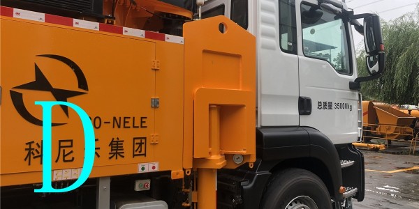 泵車油泵調的（de）好，上坡不費勁