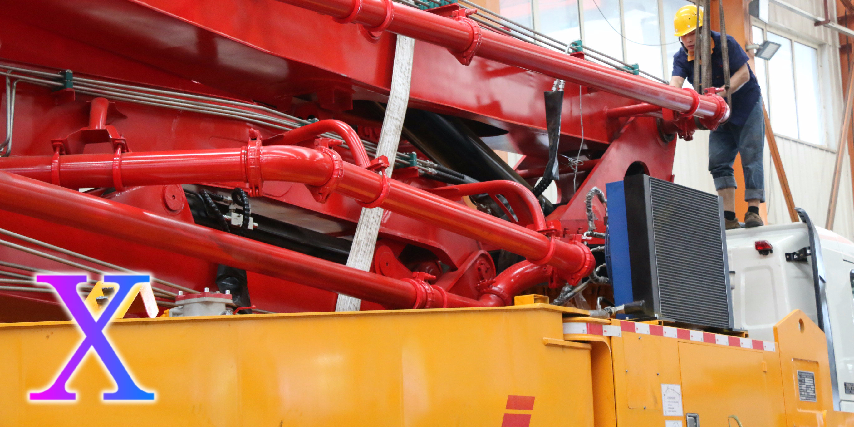 科尼（ní）樂小（xiǎo）型混凝土泵車如何進行結構件的維護