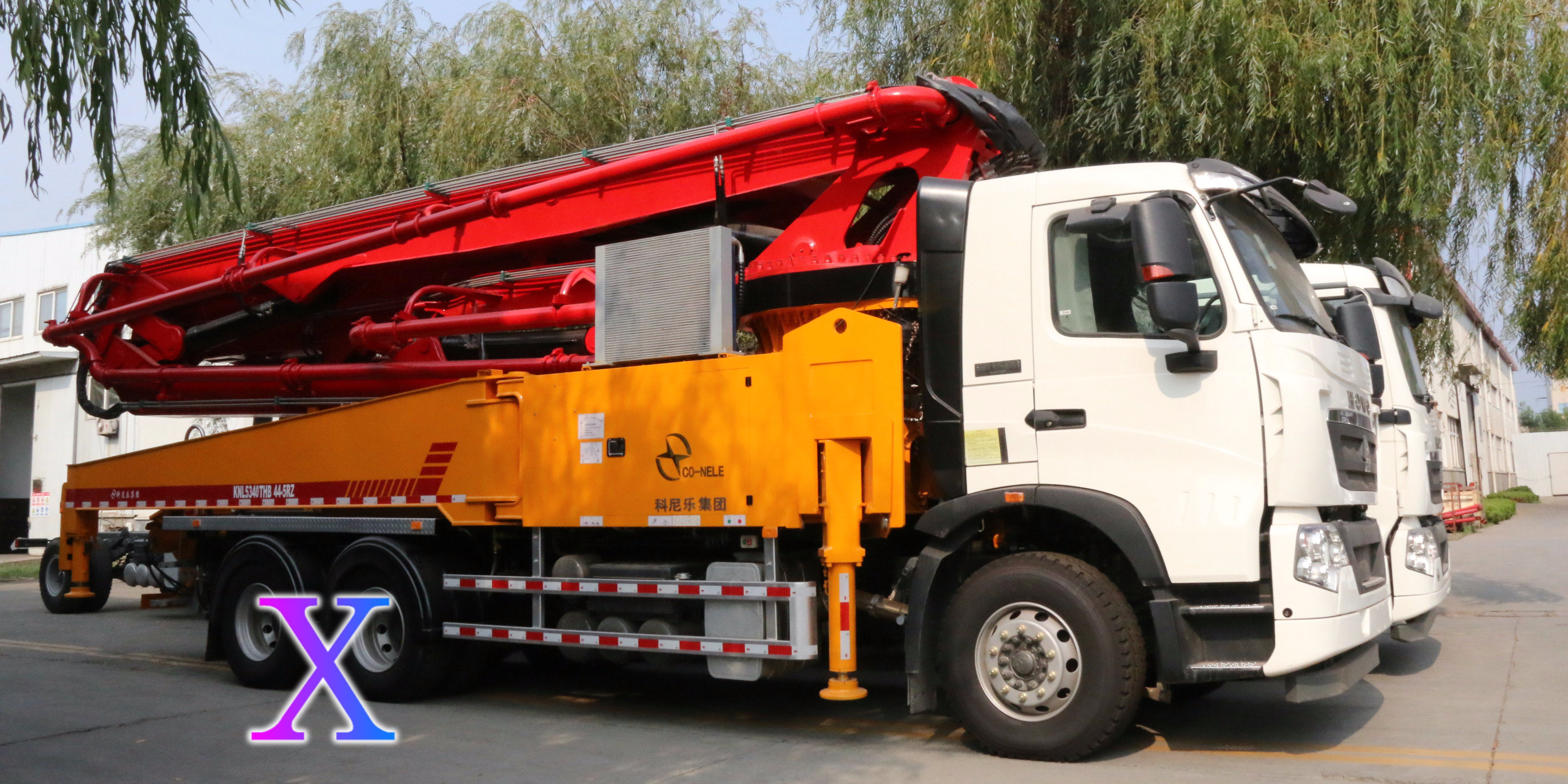 科尼樂小型混（hún）凝土泵車銷軸潤滑不力解決方案