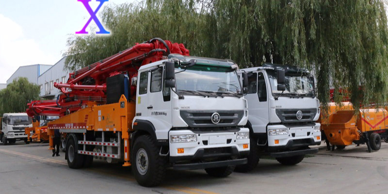 小型混凝土泵車施（shī）工過程（chéng）中混凝土開裂的解決方案（àn）