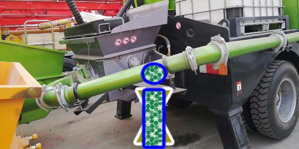 混凝土泵必（bì）須配備專業人員對（duì）篩網處堆積的混凝土進行清理的必要性