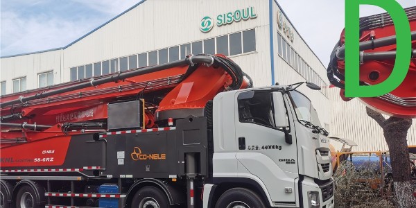 泵車車（chē）身懸空，緩解泵送帶來的衝擊