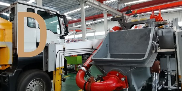 為保證泵車油箱油（yóu）液順利衝洗泄油管路