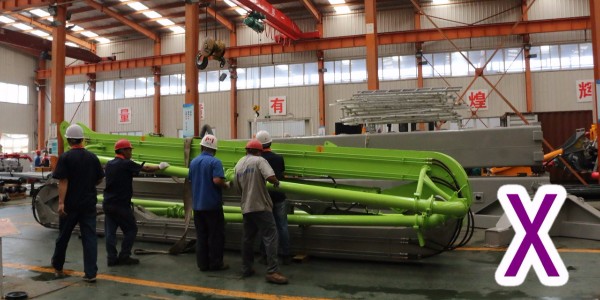 混凝土布（bù）料機之起泵管在作業時、下（xià）泵管時的（de）注意事項知多少？